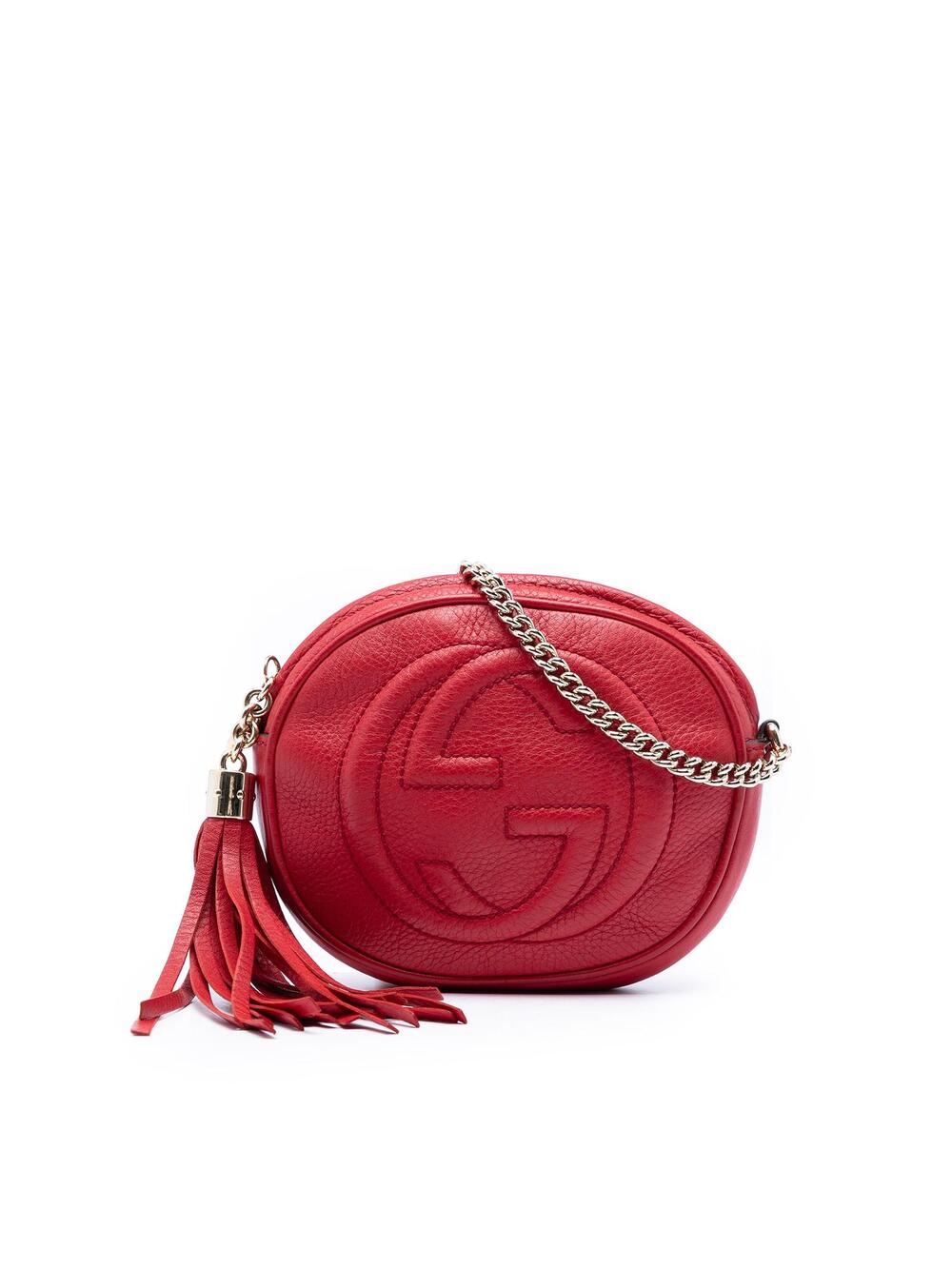 Gucci Mini Pebbled Calfskin Soho Chain #373844G56B